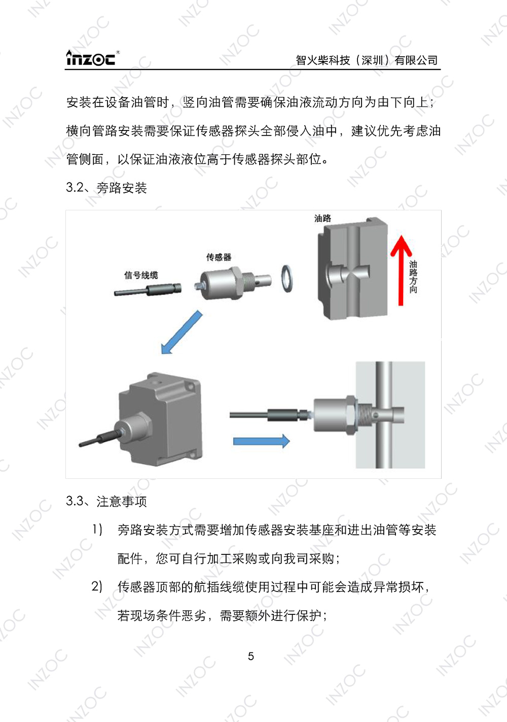 油液含水率传感器使用说明书