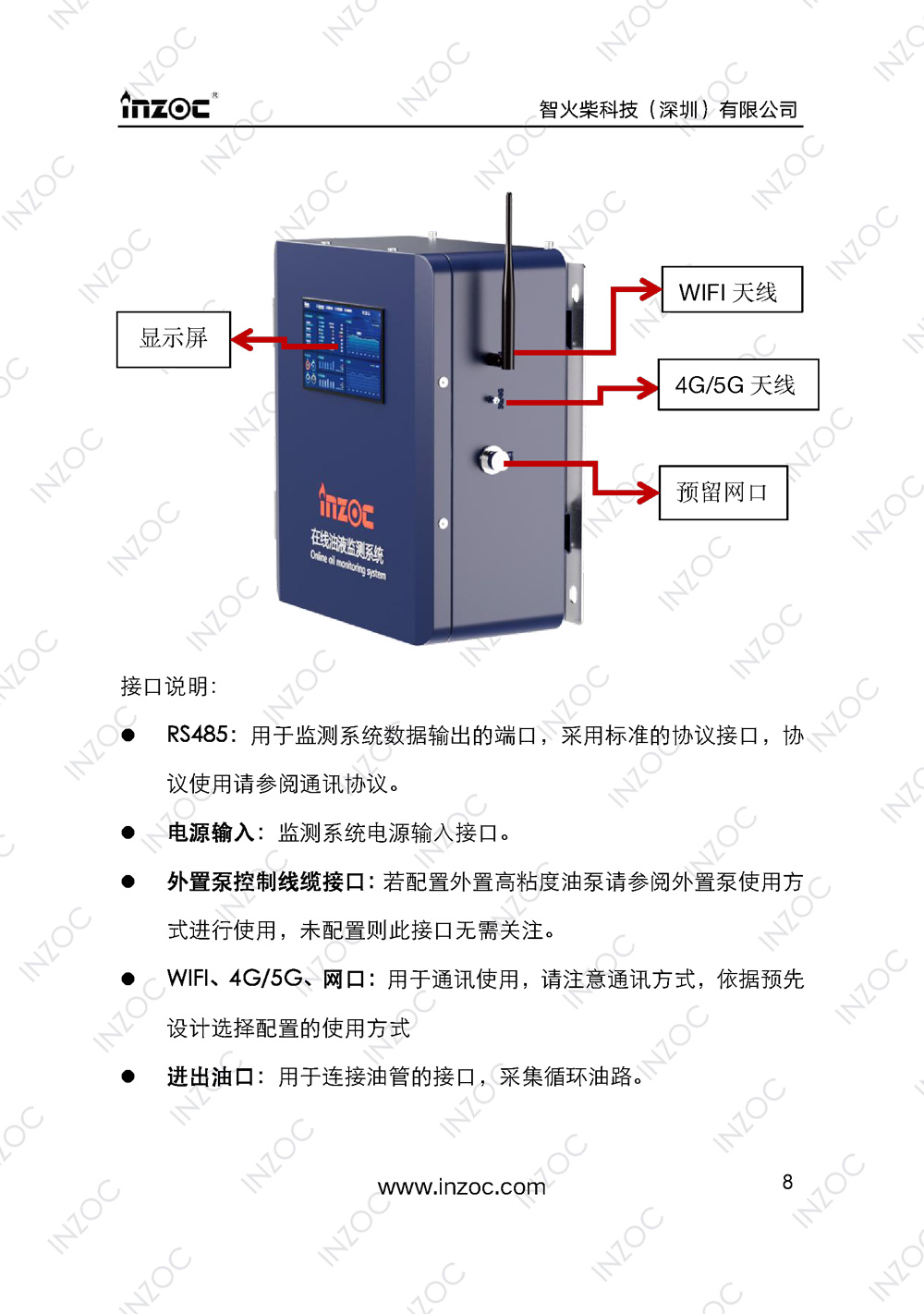 IOL-H智能型油液在线监测系统说明书