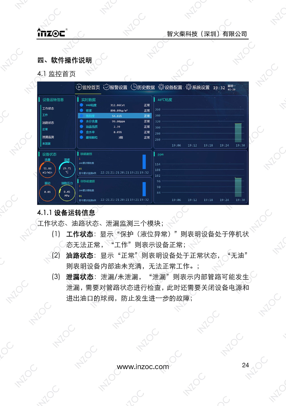 IOL-H智能型油液在线监测系统说明书